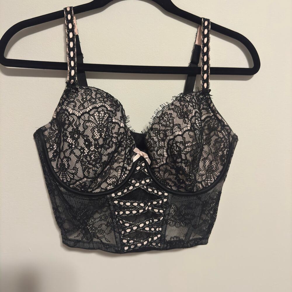 Victoria's Secret Dream Angels Lightly Lined Lace Corset M-DD